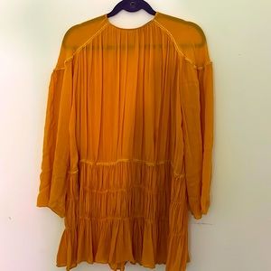 Zara mustard yellow trafaluc collection